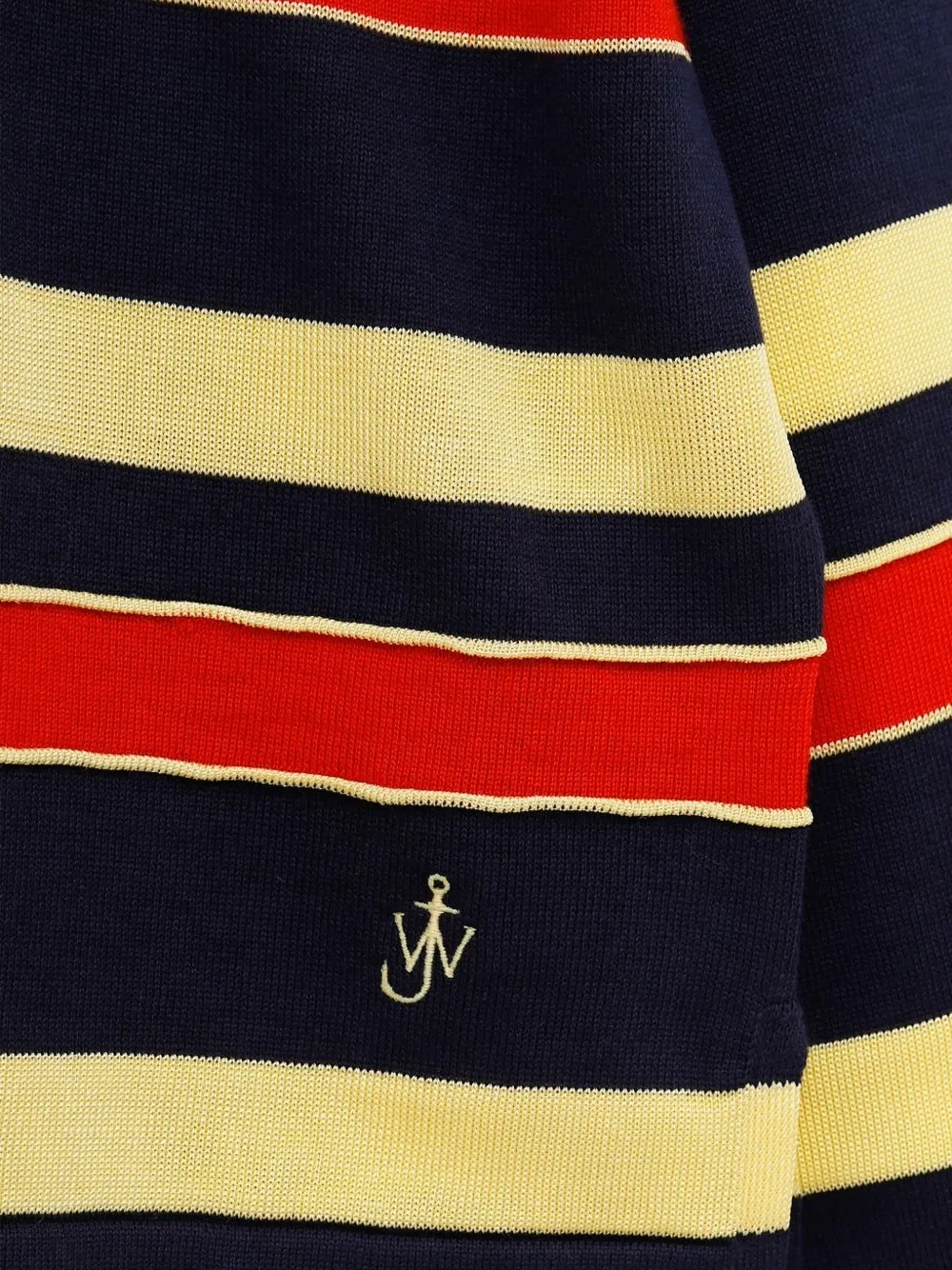 Striped Embroidered Polo Shirt