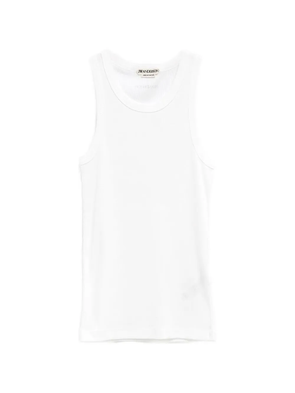 JW Anderson ribbed tank top - Bianco