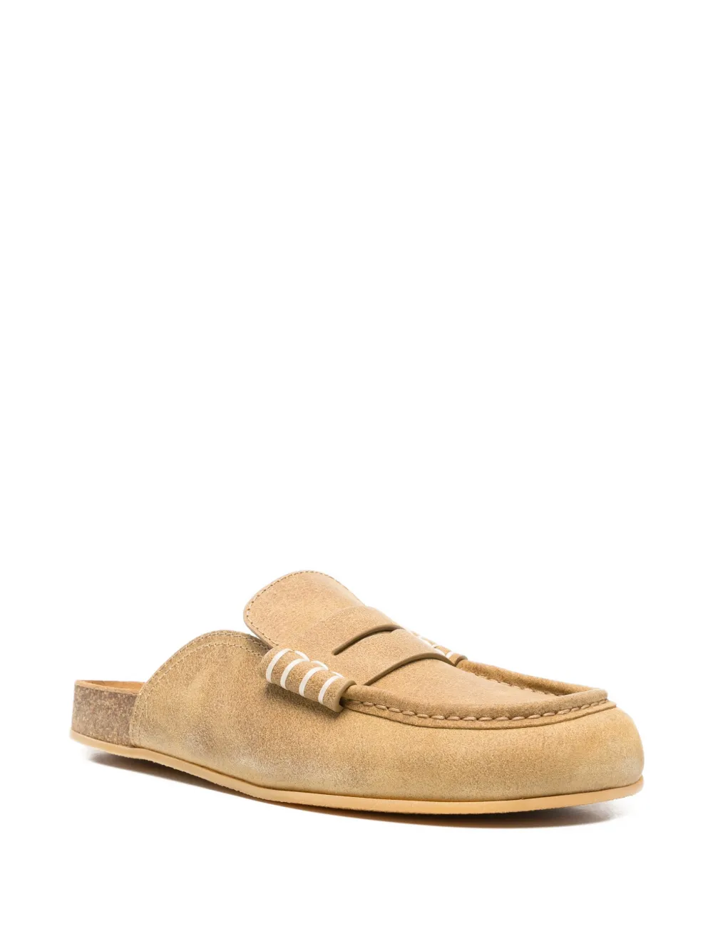 JW Anderson Loafers met stikseldetail Beige