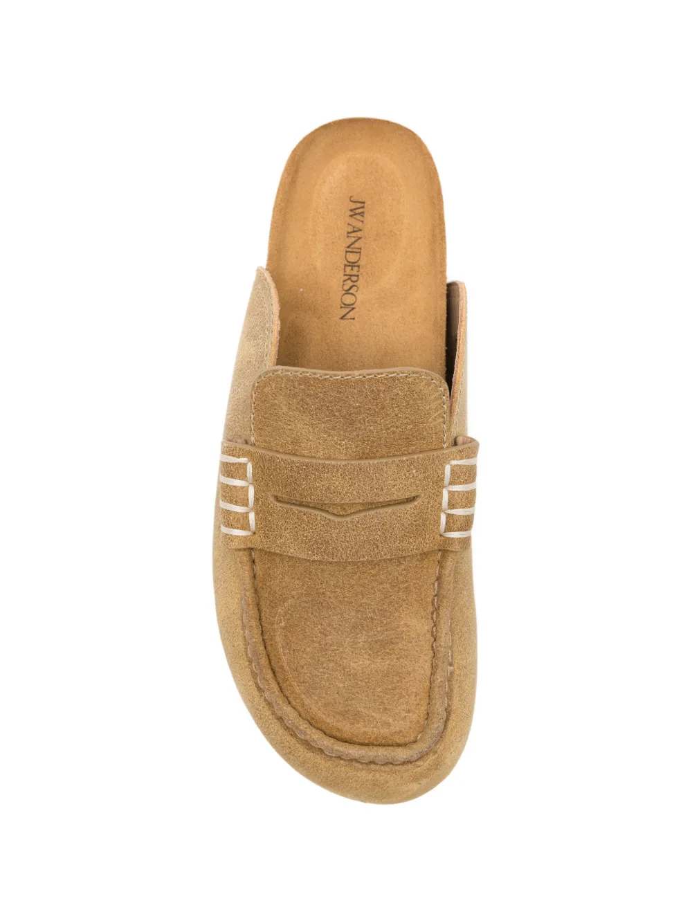JW Anderson Loafers met stikseldetail Beige