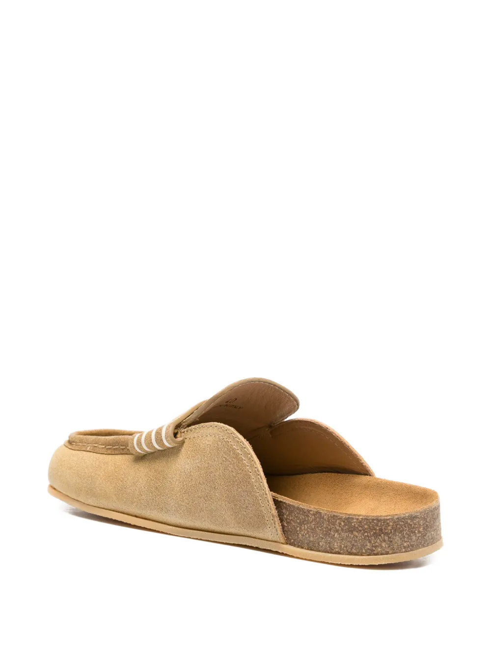 JW Anderson Loafers met stikseldetail Beige