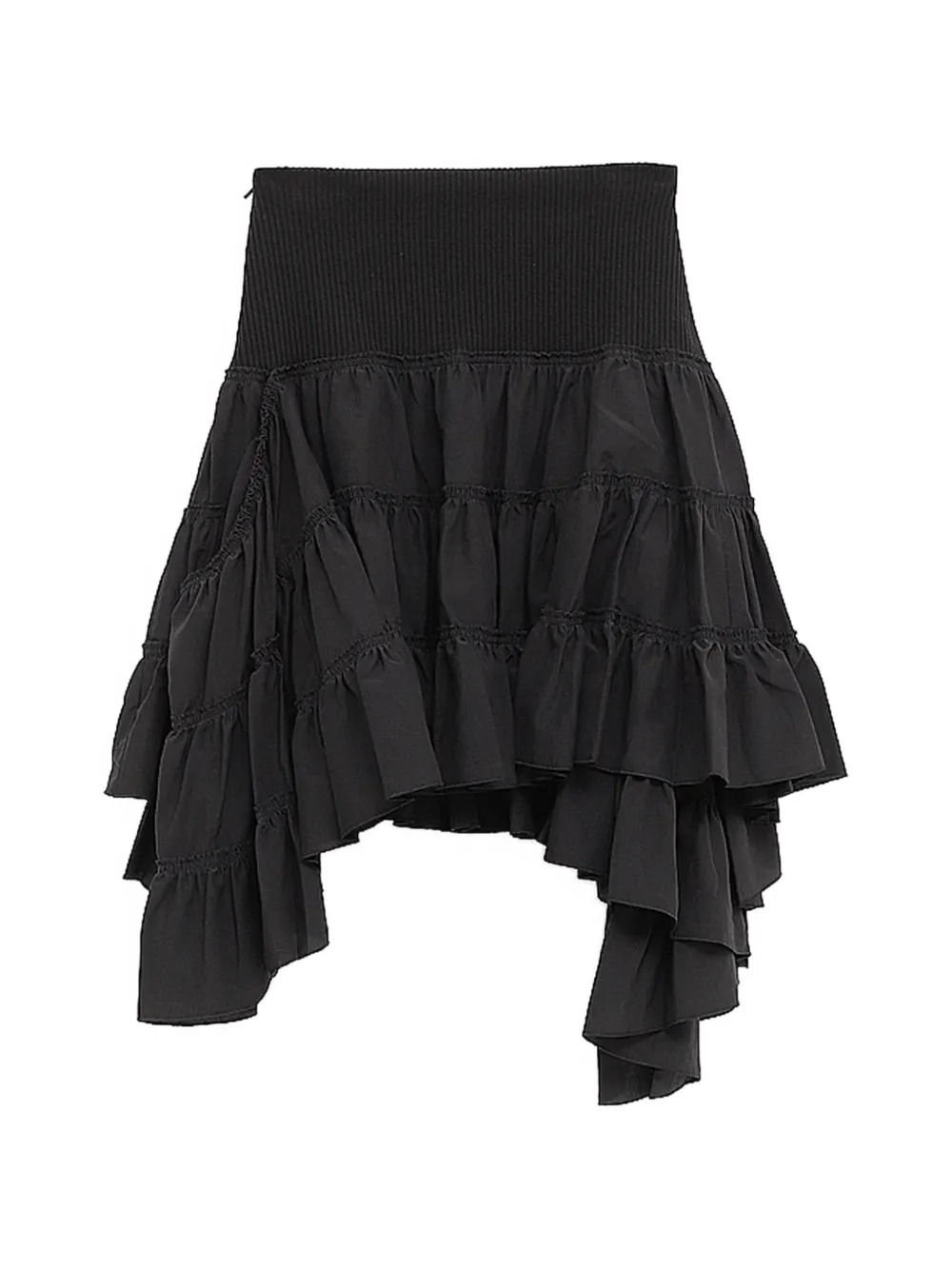 JW Anderson Minigonna con ruches - Nero