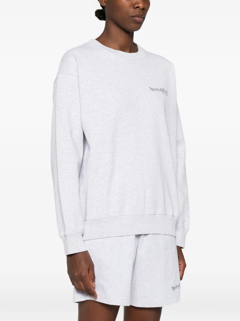 Sporty & Rich Run Club sweater Grijs