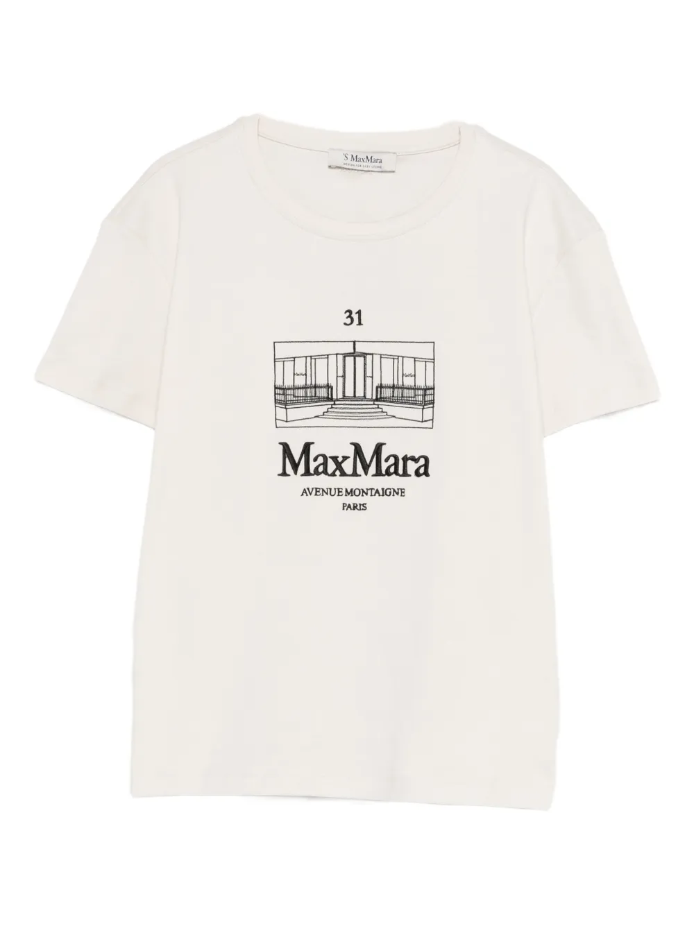 'S Max Mara playera con bordado | neutro | Image 1