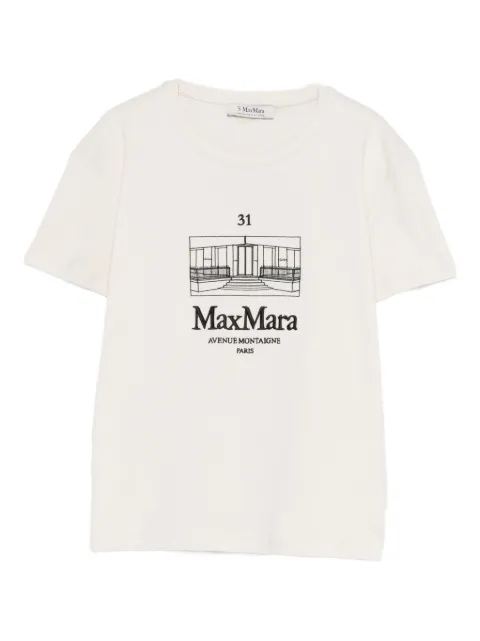 'S Max Mara playera con bordado