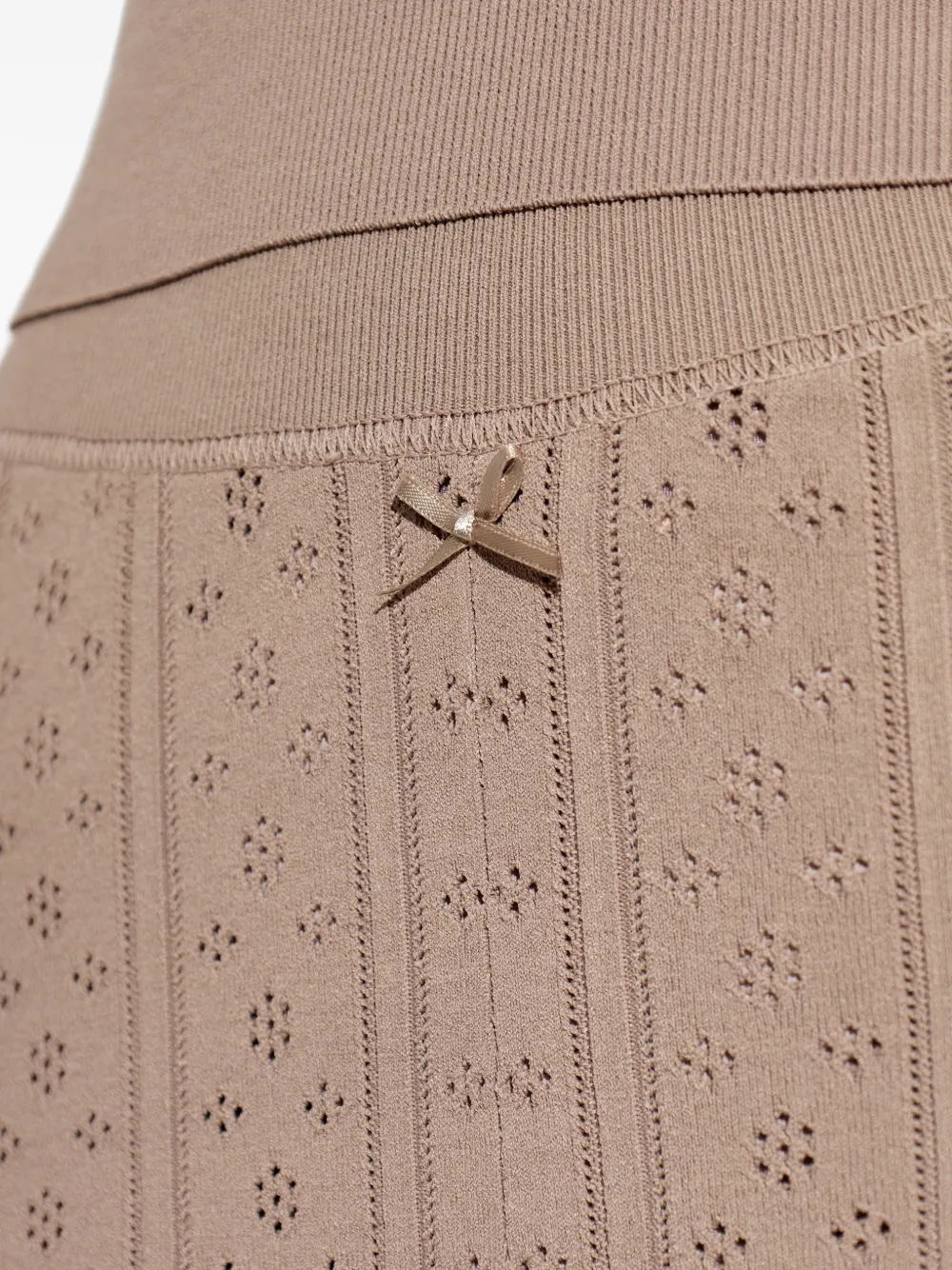 JW Anderson Geribbelde shorts Beige