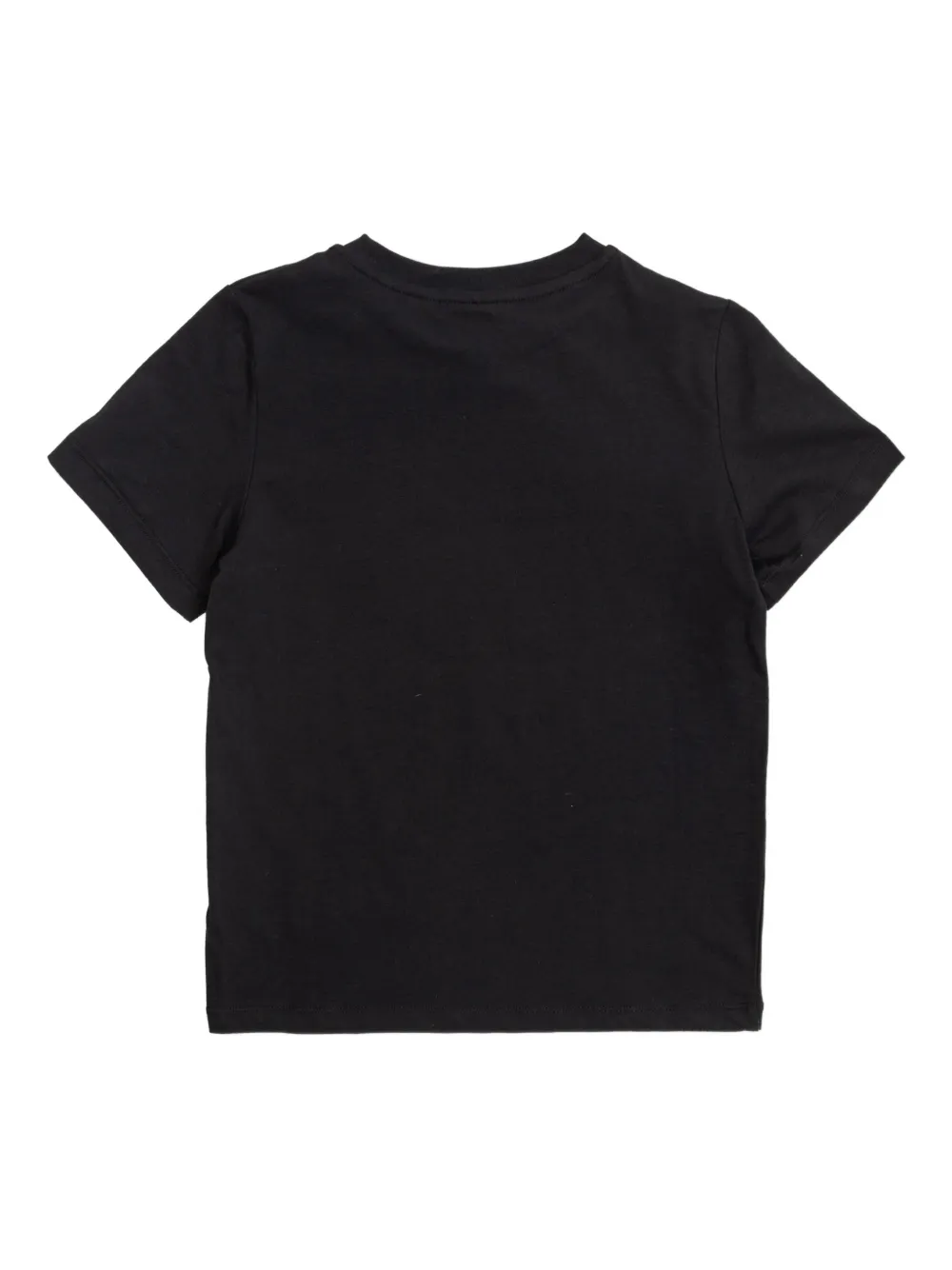 Stella McCartney Kids T-shirt met ronde hals en korte mouwen Zwart