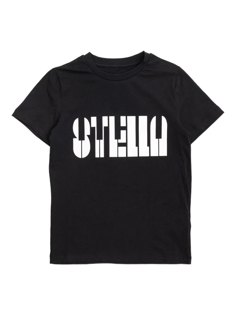 Stella McCartney Kids short-sleeve crew-neck T-shirt - Nero