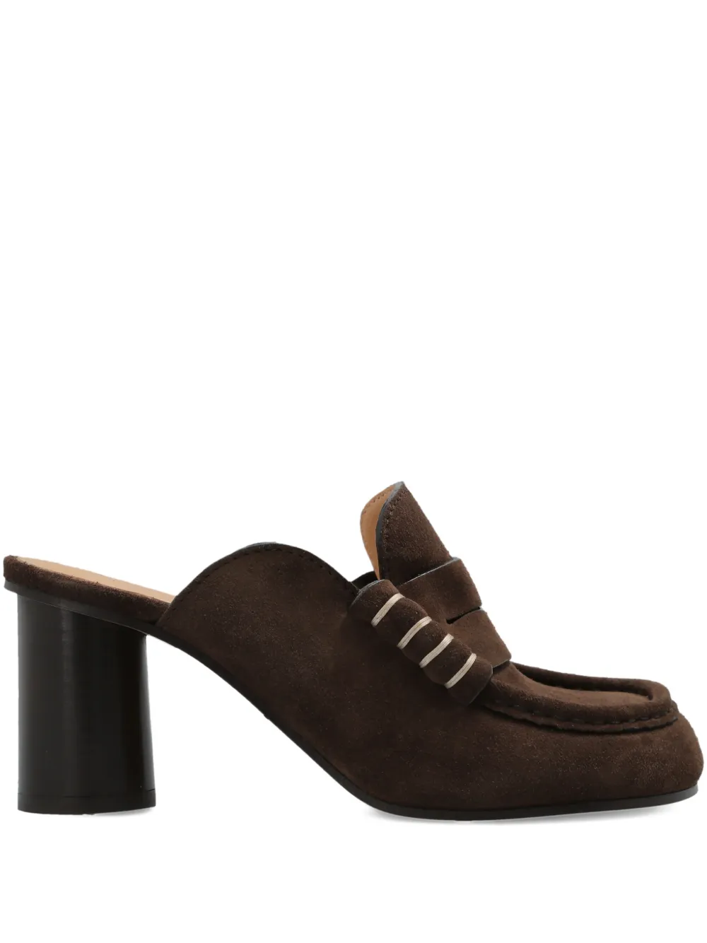 JW Anderson 80mm penny-slot mules Bruin