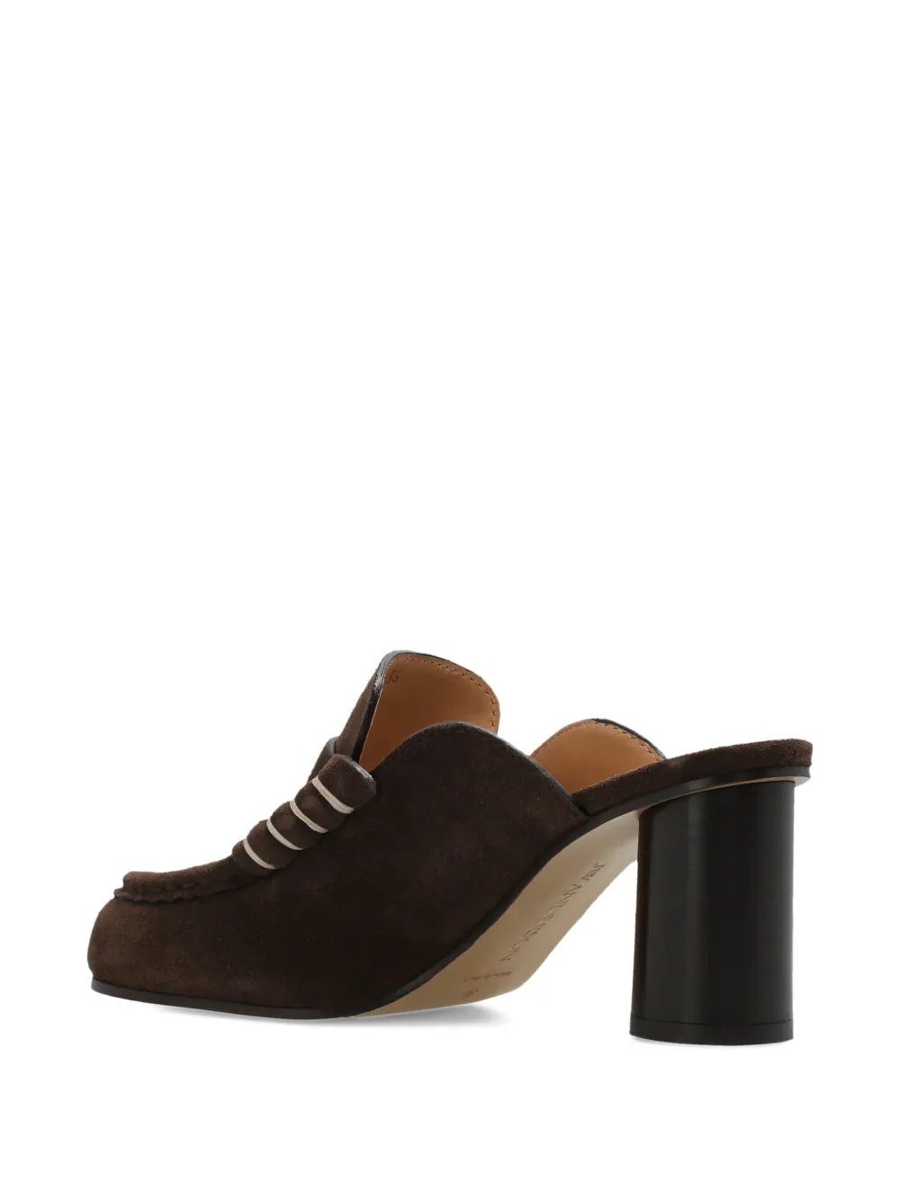 JW Anderson 80mm penny-slot mules Bruin