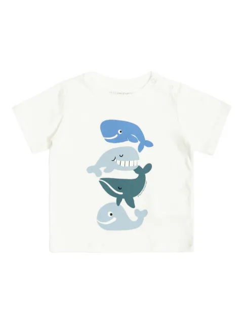 Stella McCartney Kids whale-graphic T-shirt