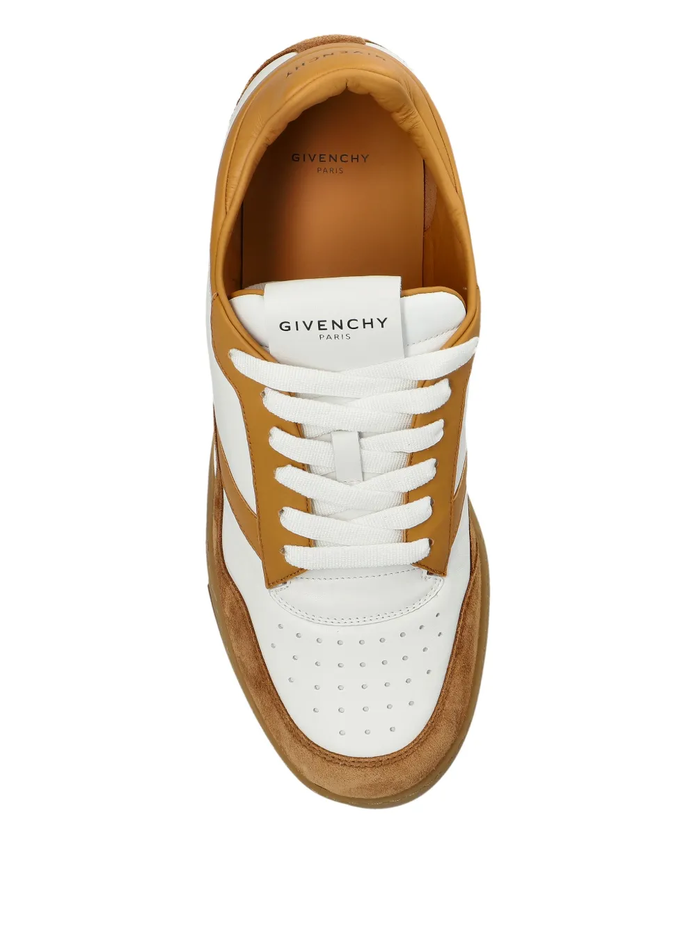 Givenchy lace-up leather sneakers Wit