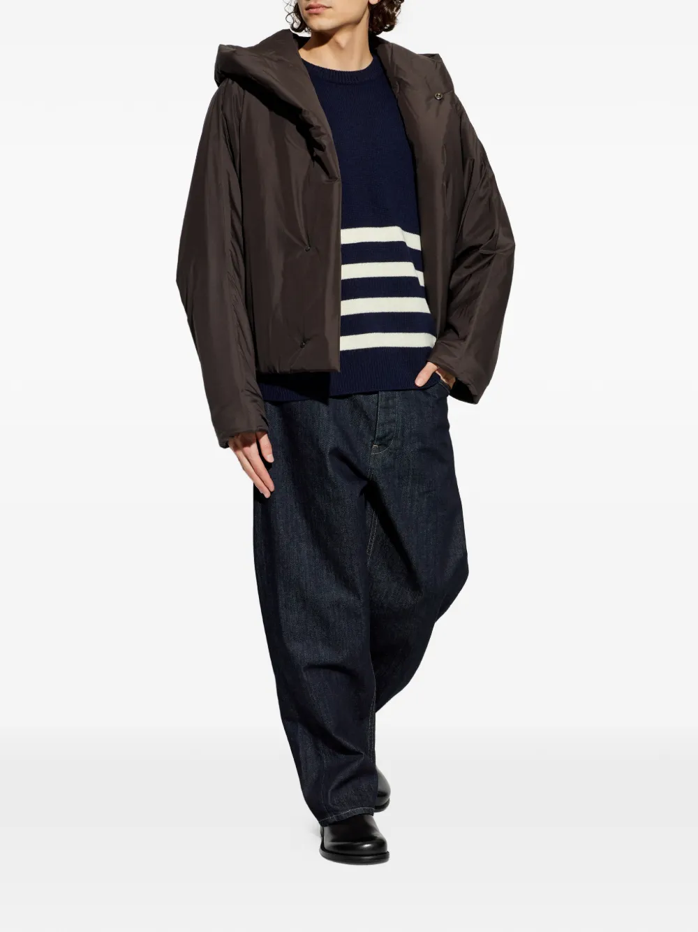 JW Anderson striped-pattern buttoned sweater | Knitted Sweaters | Image 2