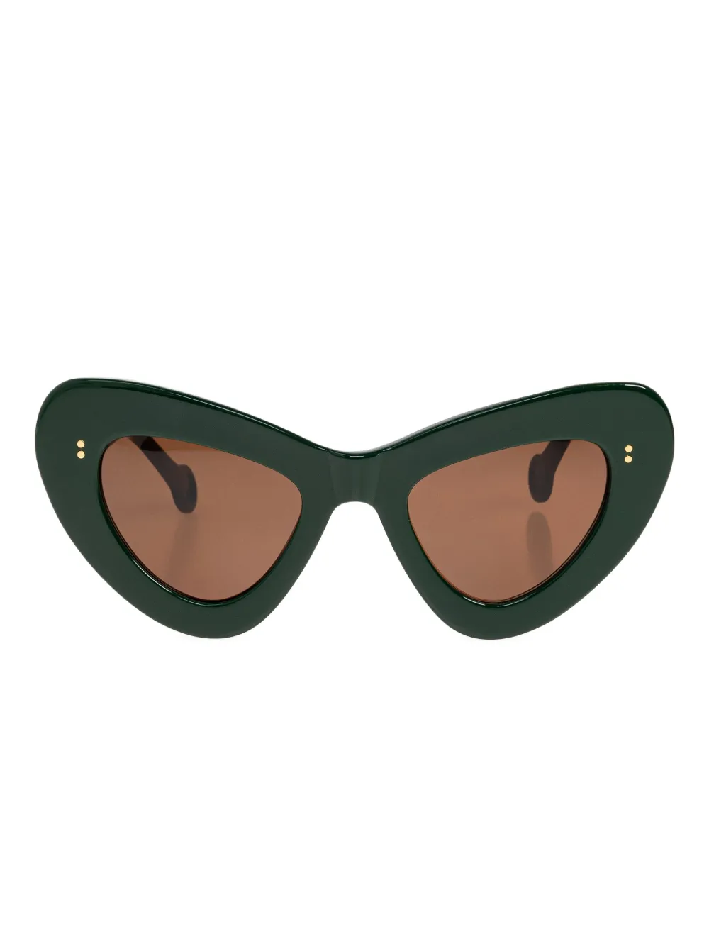 JW Anderson cat-eye tinted sunglasses - Verde