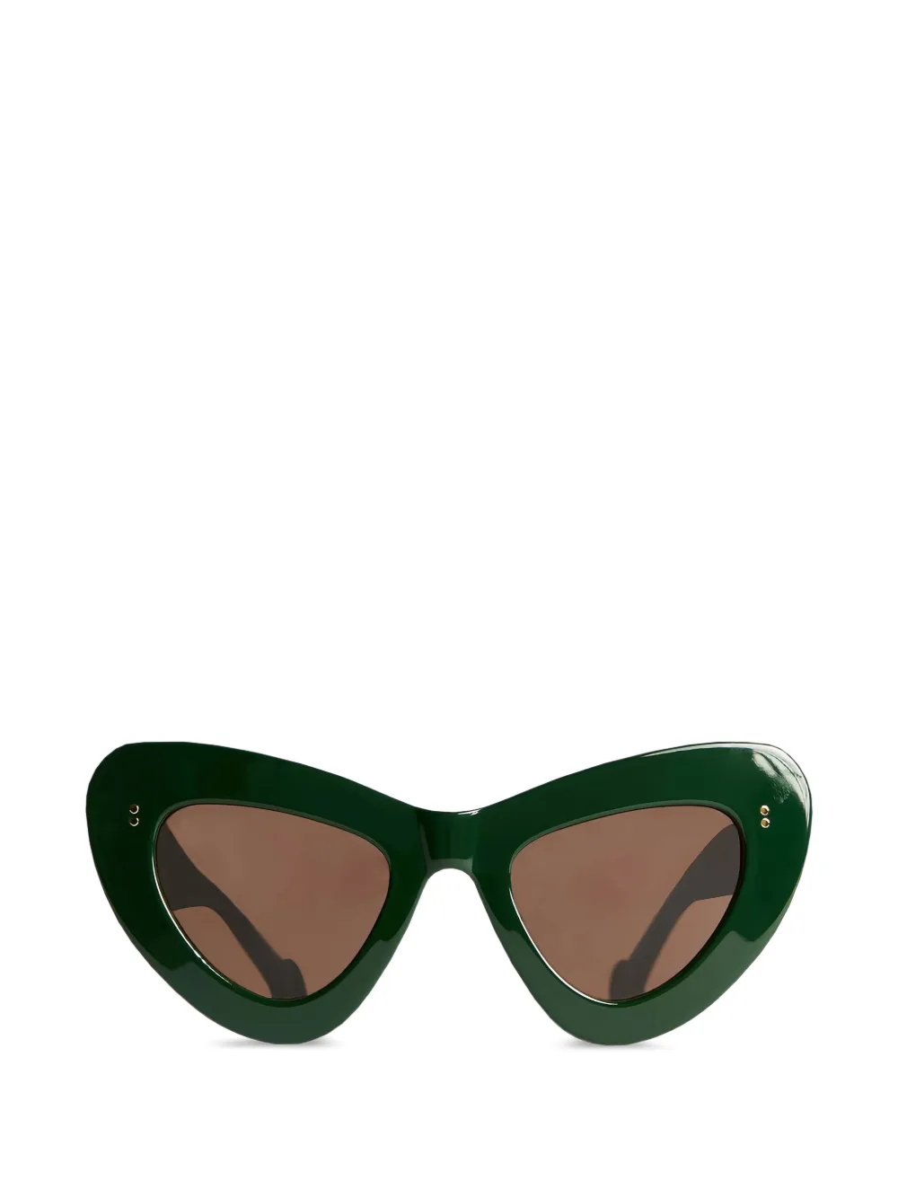 JW Anderson cat-eye tinted sunglasses - Verde