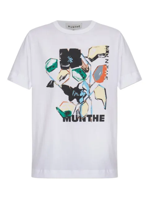 MUNTHE playera manga corta con estampado gráfico
