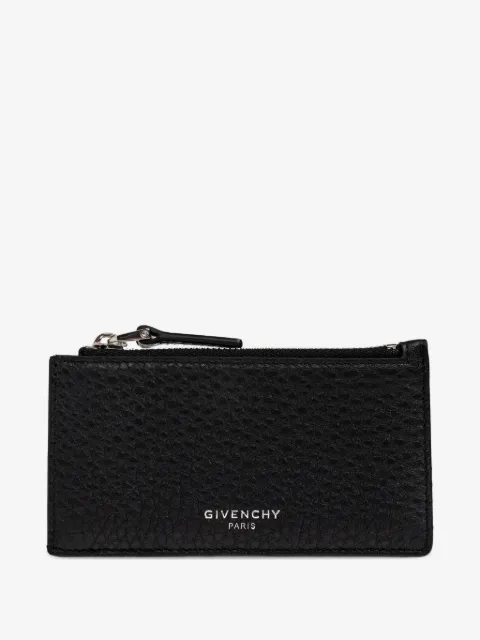 Givenchy zip leather card holder