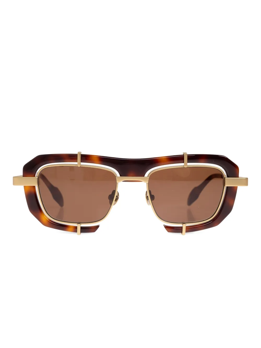 JW Anderson Jwa03 geometric sunglasses | Brown | Image 1