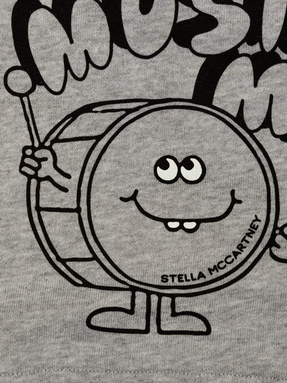 Stella McCartney Kids Sweater met logoprint Grijs