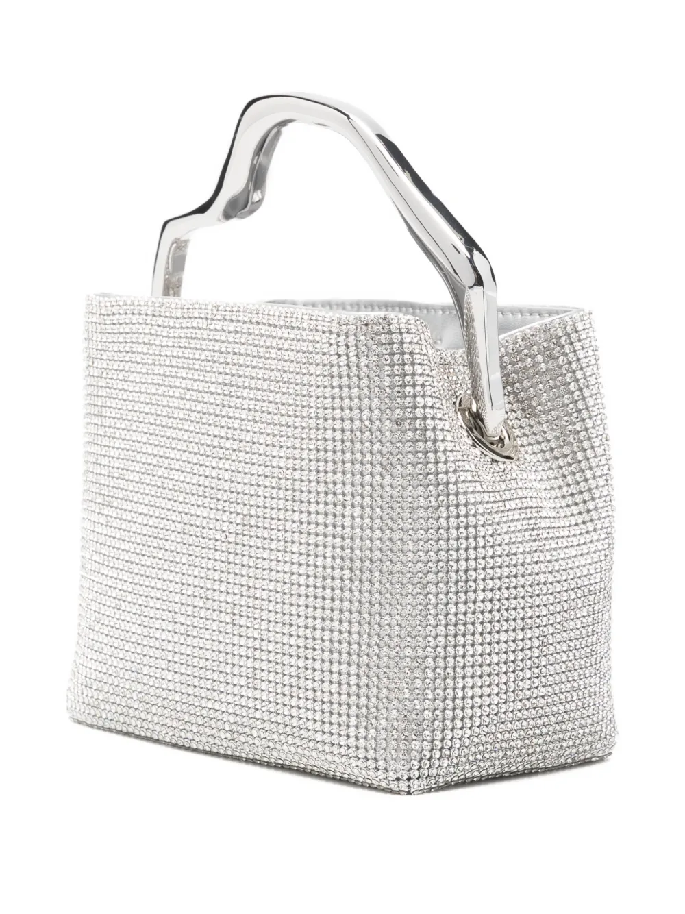 Cult Gaia Solene Mini Tote Bag In Metallic