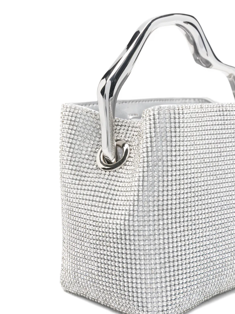 Cult Gaia Solene Mini Tote Bag In Metallic