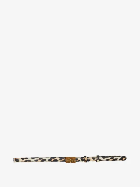 GANNI Kat printed belt