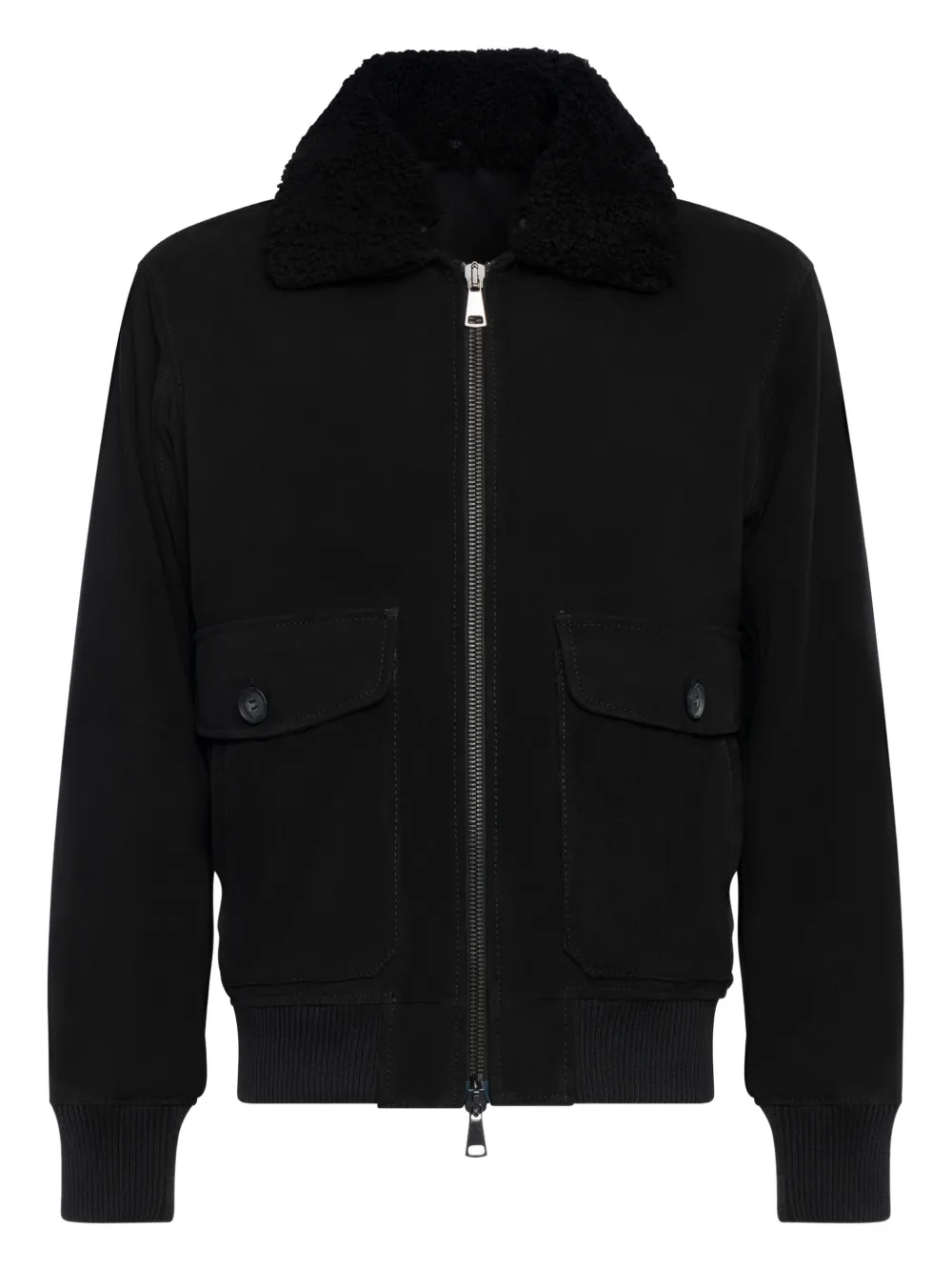 FRANZESE COLLECTION Rolls Royce detachable collar jacket | Black | Image 1