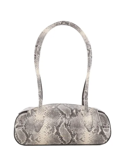 Yuzefi mini Oyster embossed-snakeskin shoulder bag