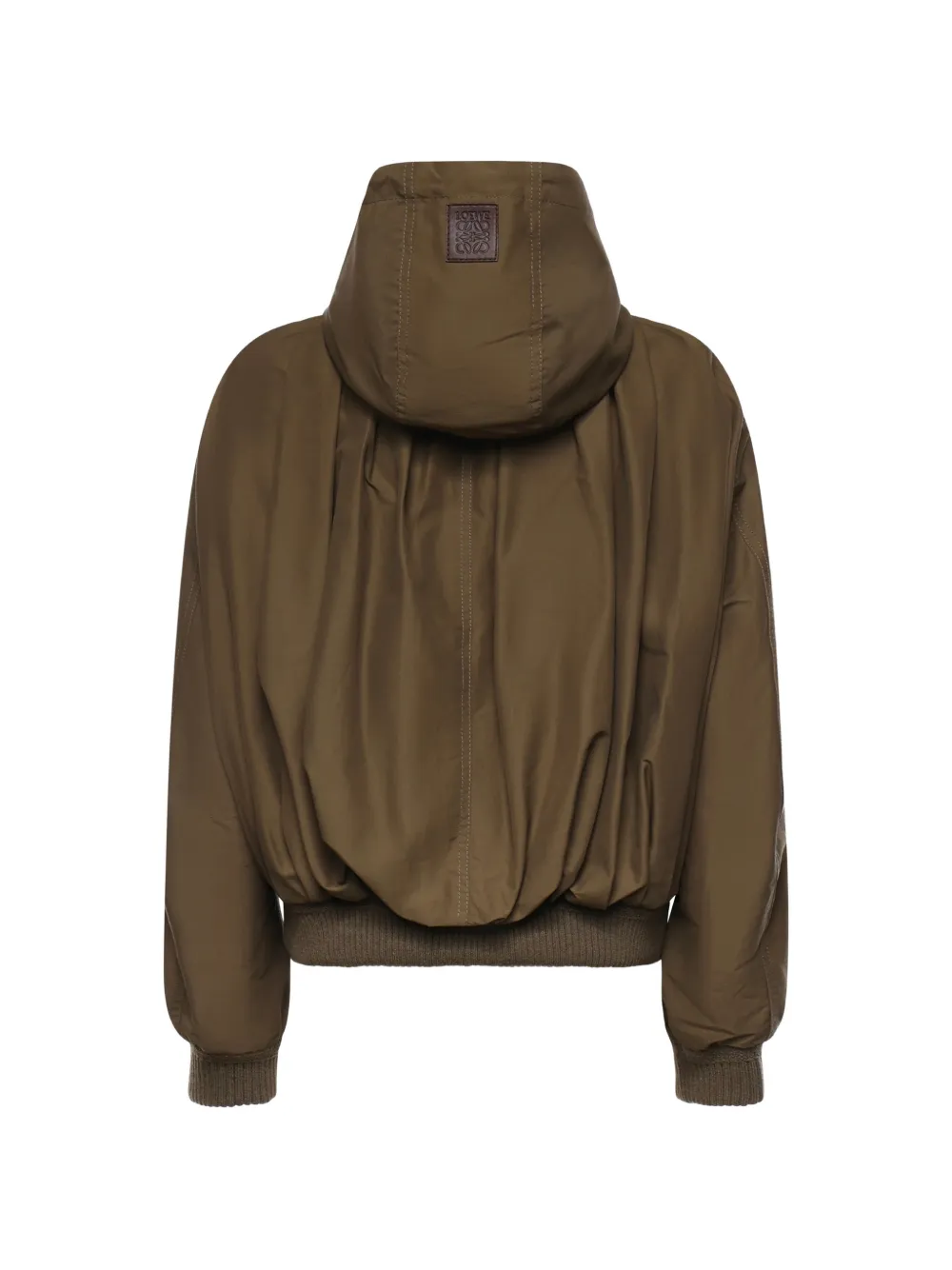  Loewe Hooded Zipped Jacket - Green 
