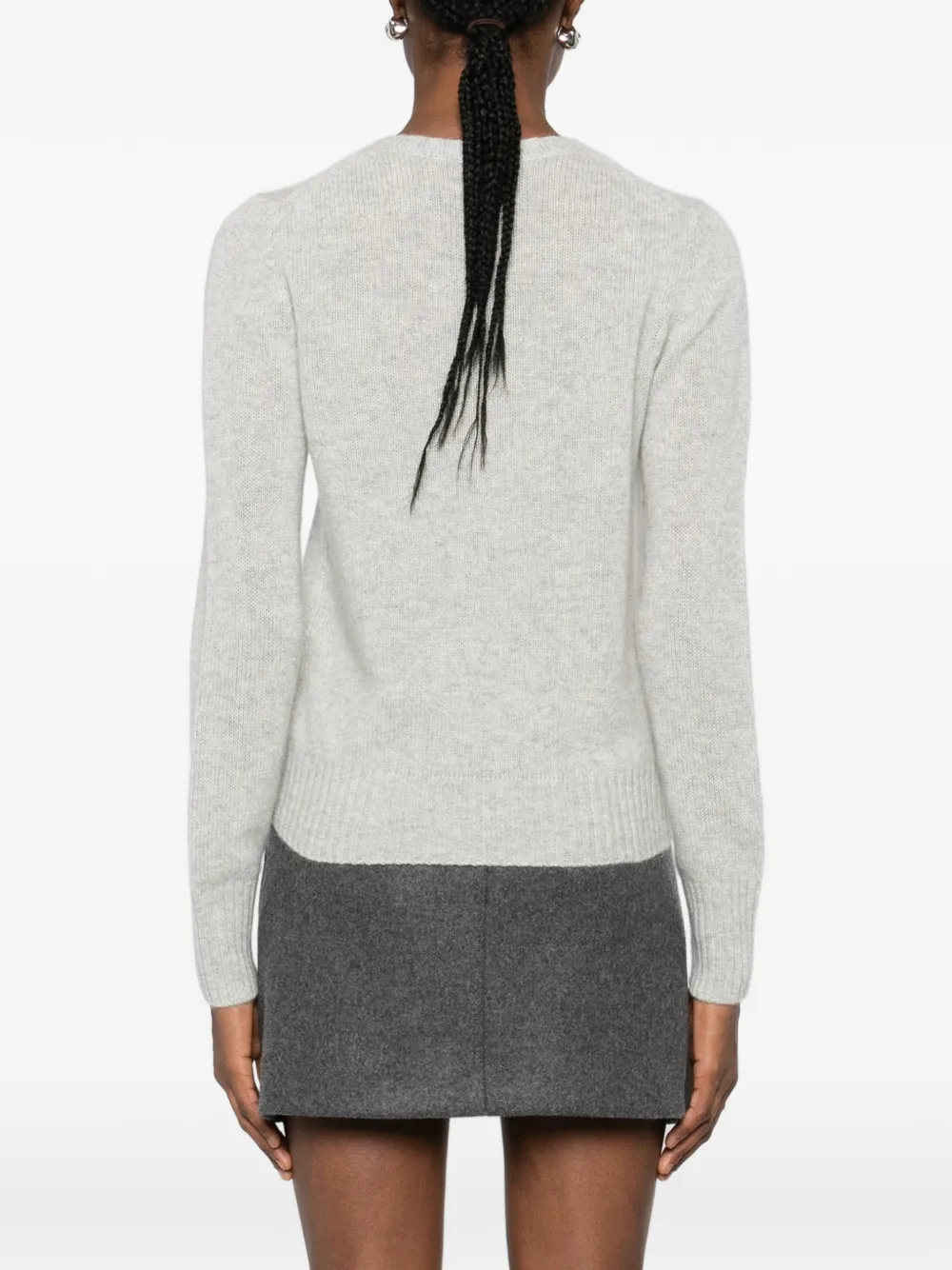 Allude Button-up Cardigan In Gray