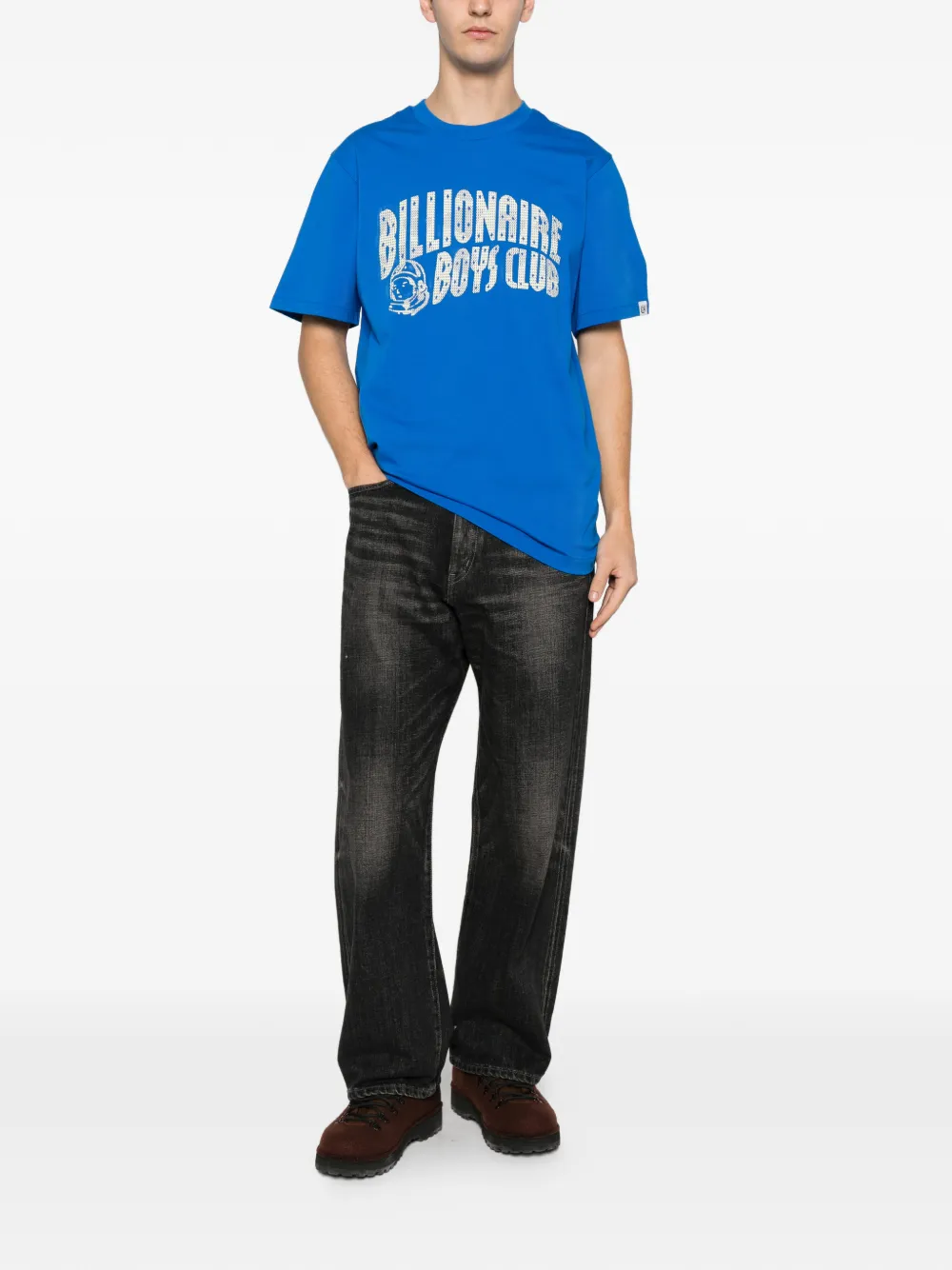Billionaire Boys Club logo-lettering T-shirt - Blauw