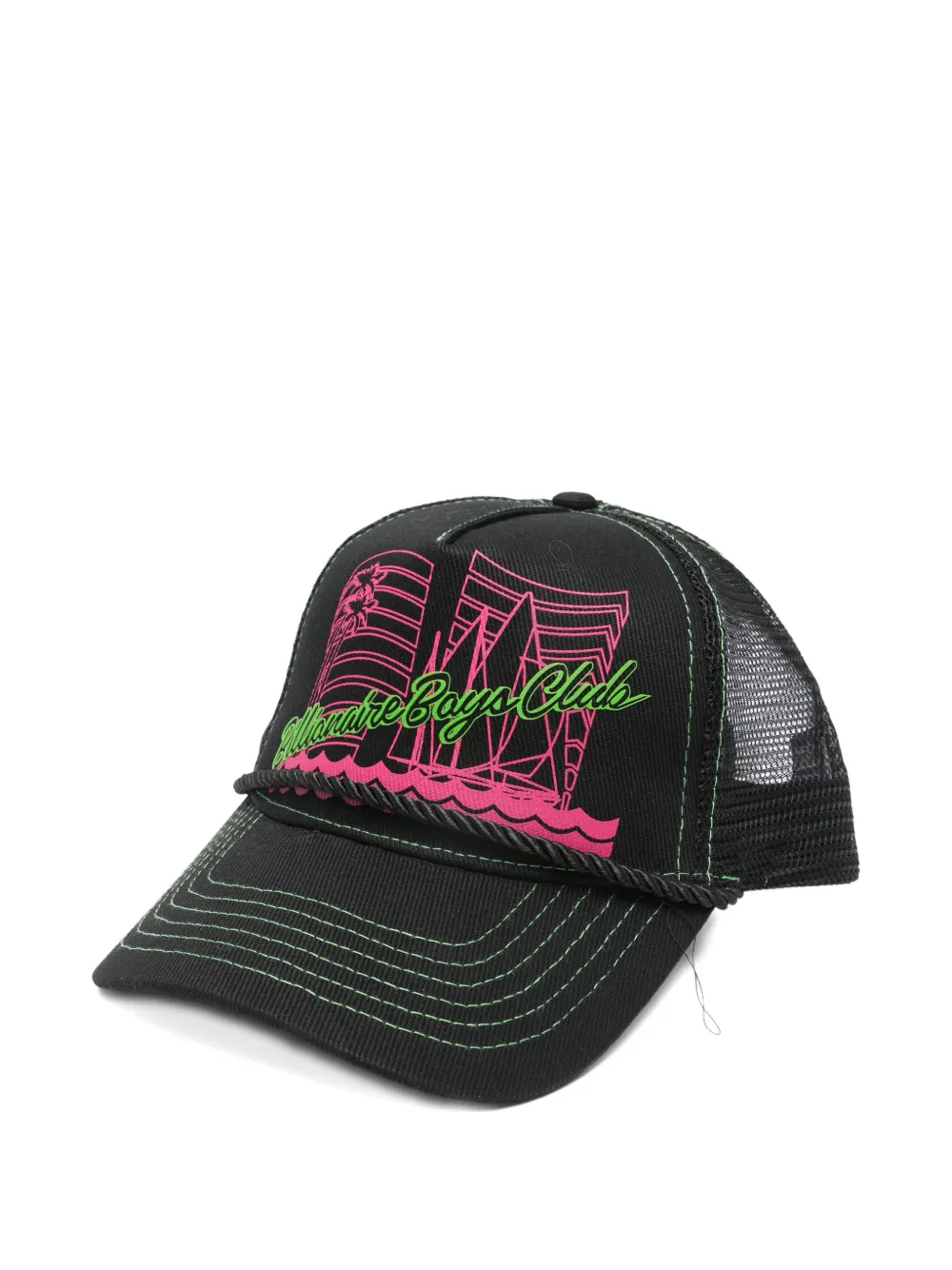 Billionaire Boys Club Graphic-print Baseball Cap In Black