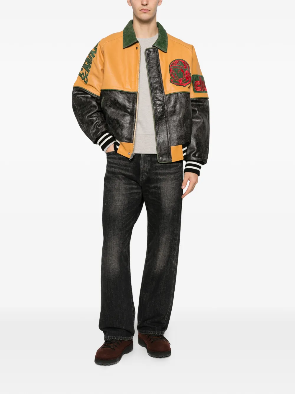 Billionaire Boys Club chamarra con rayas estampadas | Chamarras de piel | Image 2