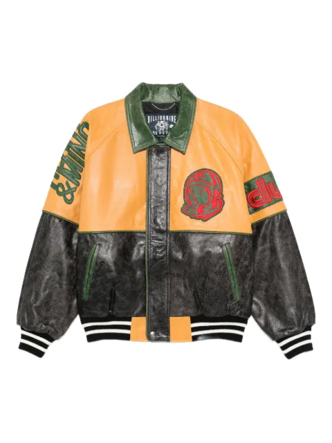 Billionaire Boys Club appliqué striped jacket