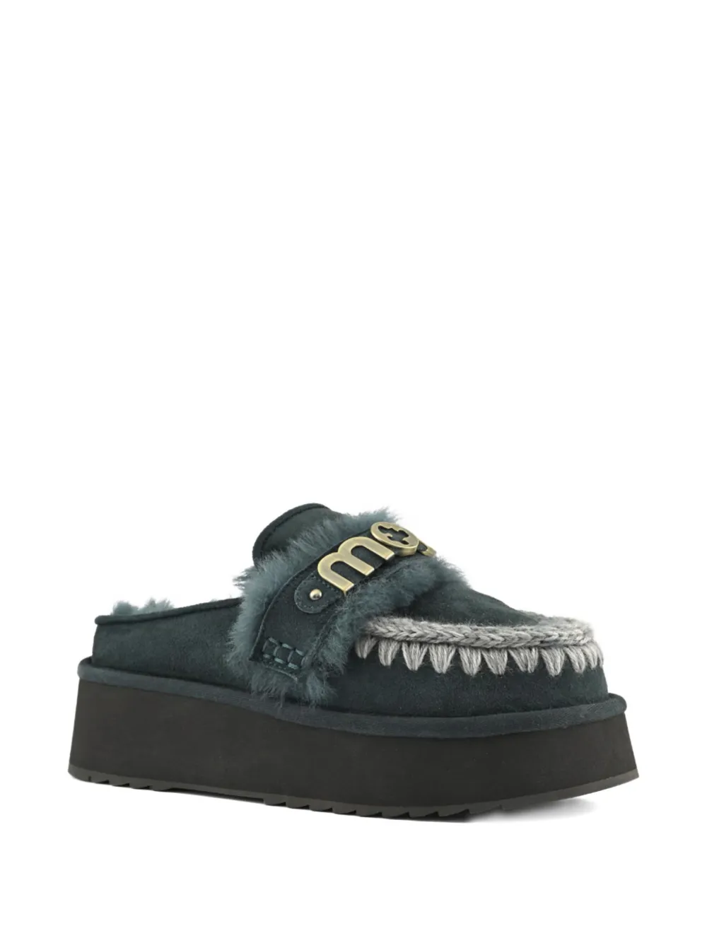 Mou 40mm Platform Clog Mules In Multi