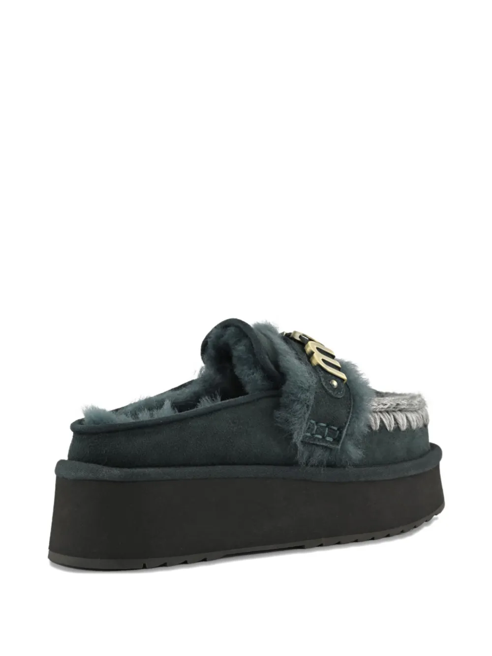 Mou 40mm Platform Clog Mules In Multi