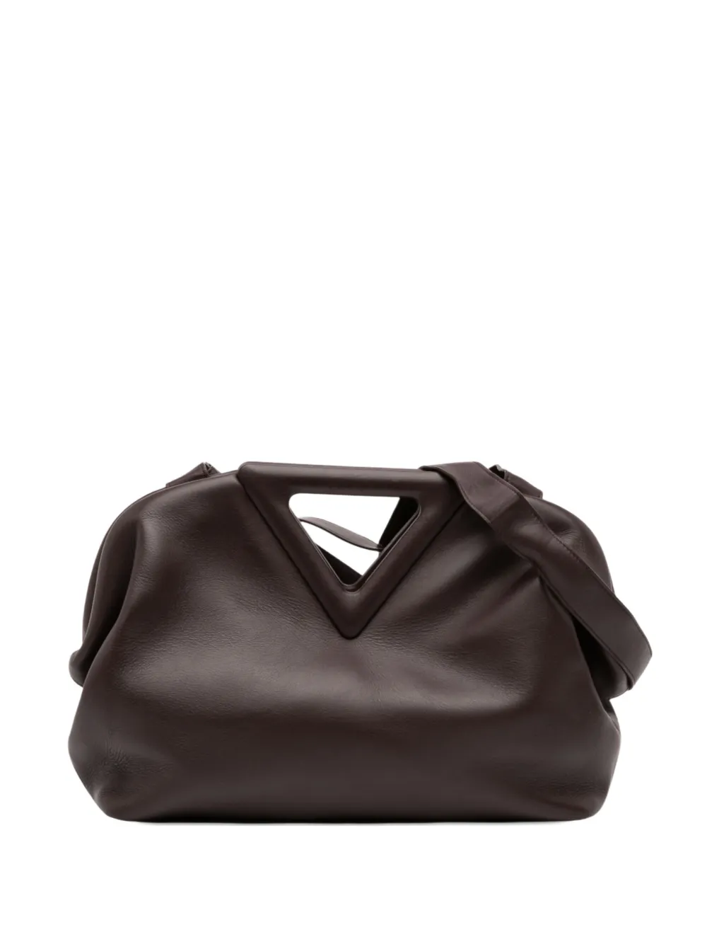 Bottega Veneta Pre-Owned 2012-2025 Medium Leather Point satchel - Viola