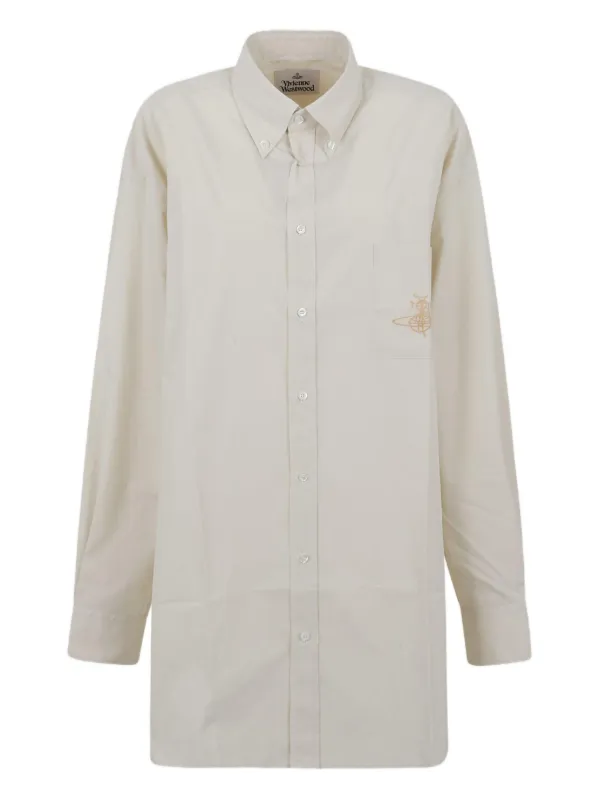 Vivienne Westwood ロゴ シャツ | ニュートラル | FARFETCH JP