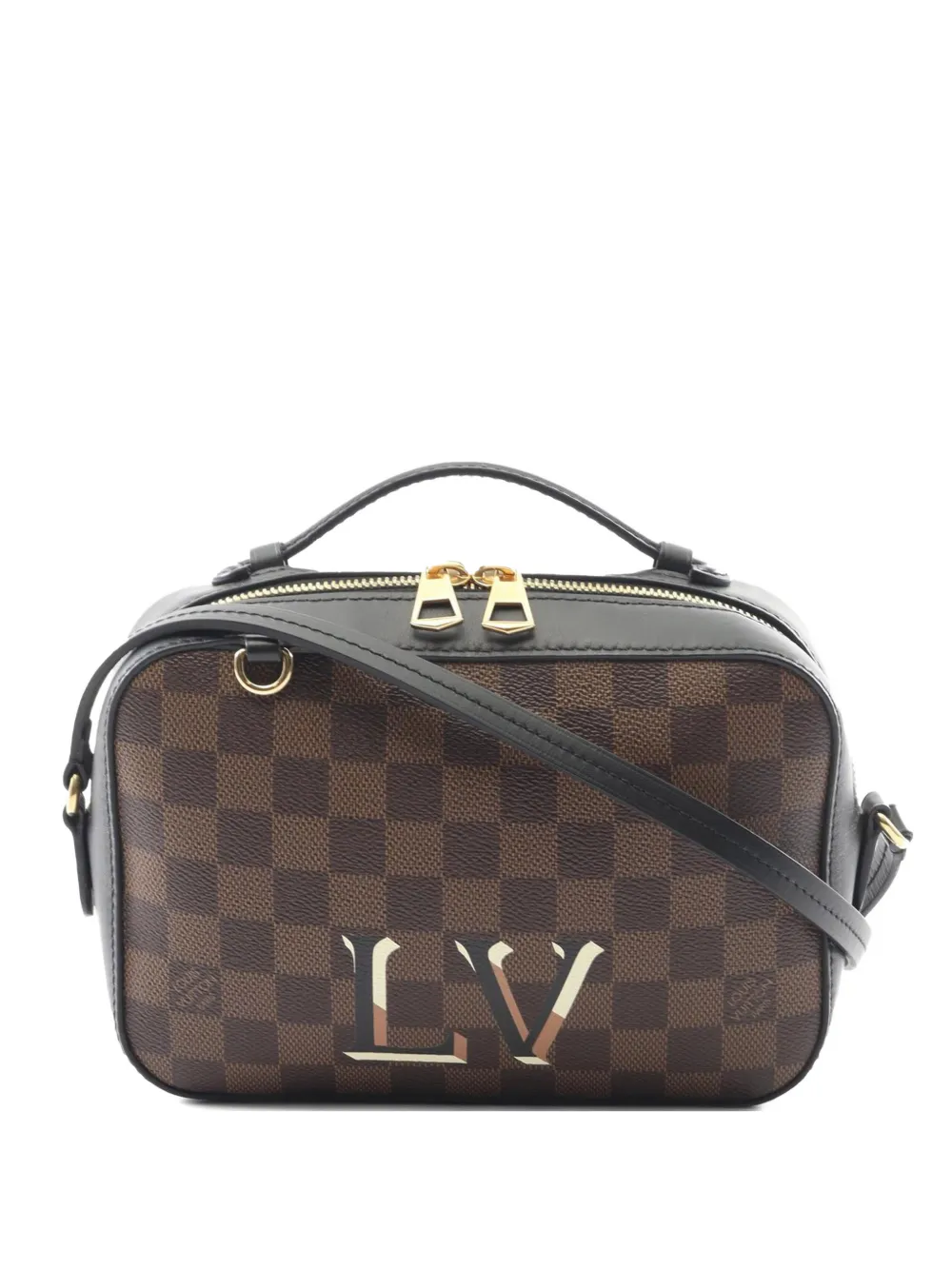 Louis Vuitton Pre-Owned 2019 Damier Ebene Santa Monica satchel - Marrone