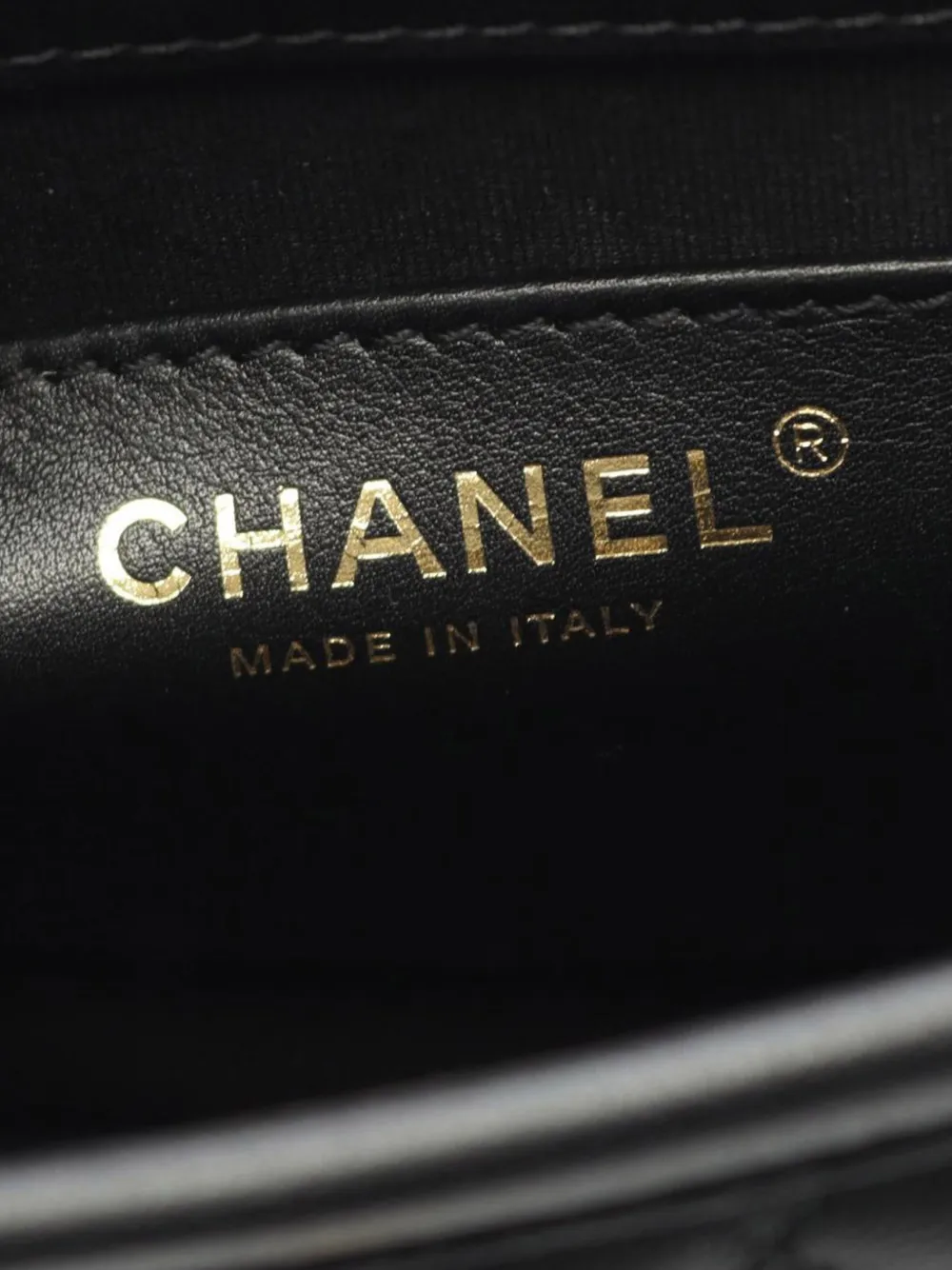 CHANEL Pre-owned 2021-2025 Small Lambskin Messenger Flap Bag Shoulder Bag In Black