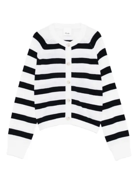 Allude striped cardigan