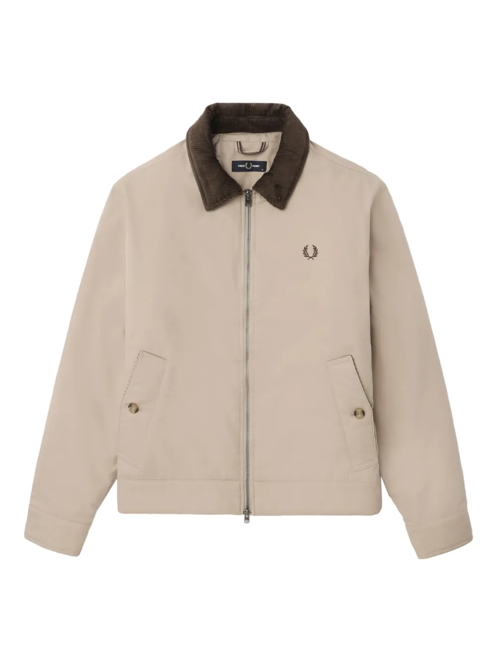 Fred Perry corduroy-collar jacket | Neutrals | Image 1