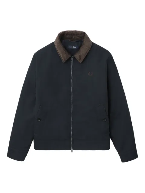 Fred Perry corduroy-collar jacket