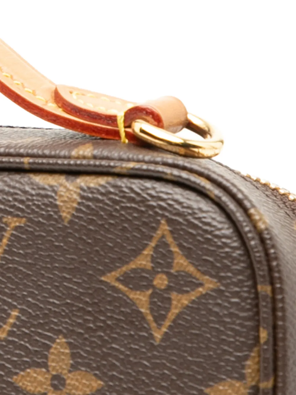 Pre-owned Louis Vuitton 2021-2025 Monogram Utility Satchel In Brown