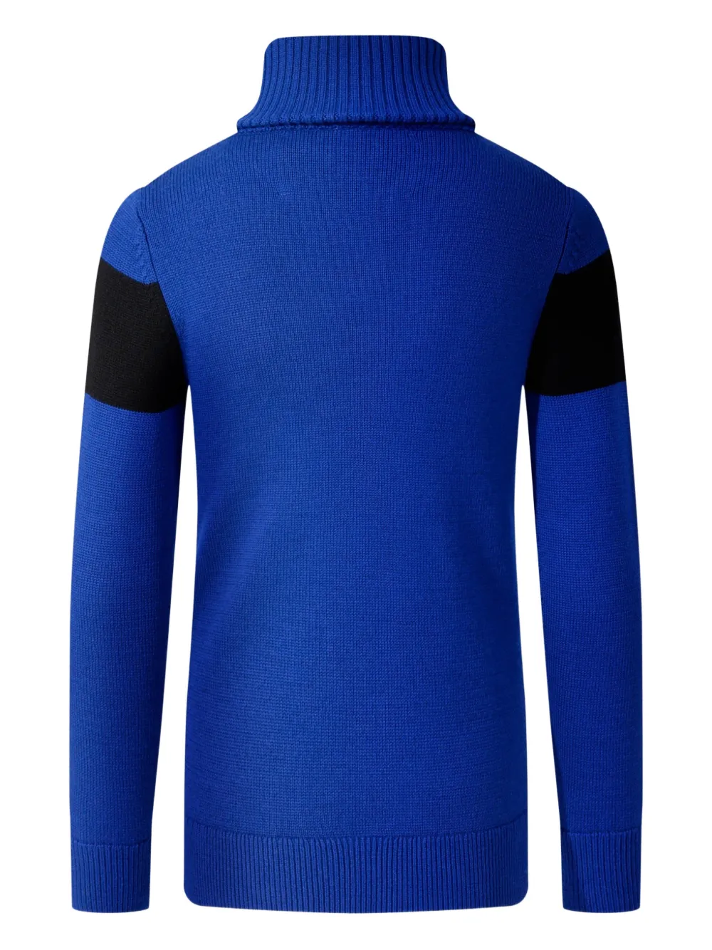  Perfect Moment Kids Roll-neck Intarsia Top - Blue 