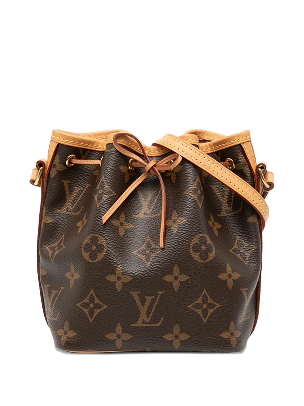 Louis Vuitton Pre-Owned 2021-2025 Monogram Nano Noe bucket bag - Marrone