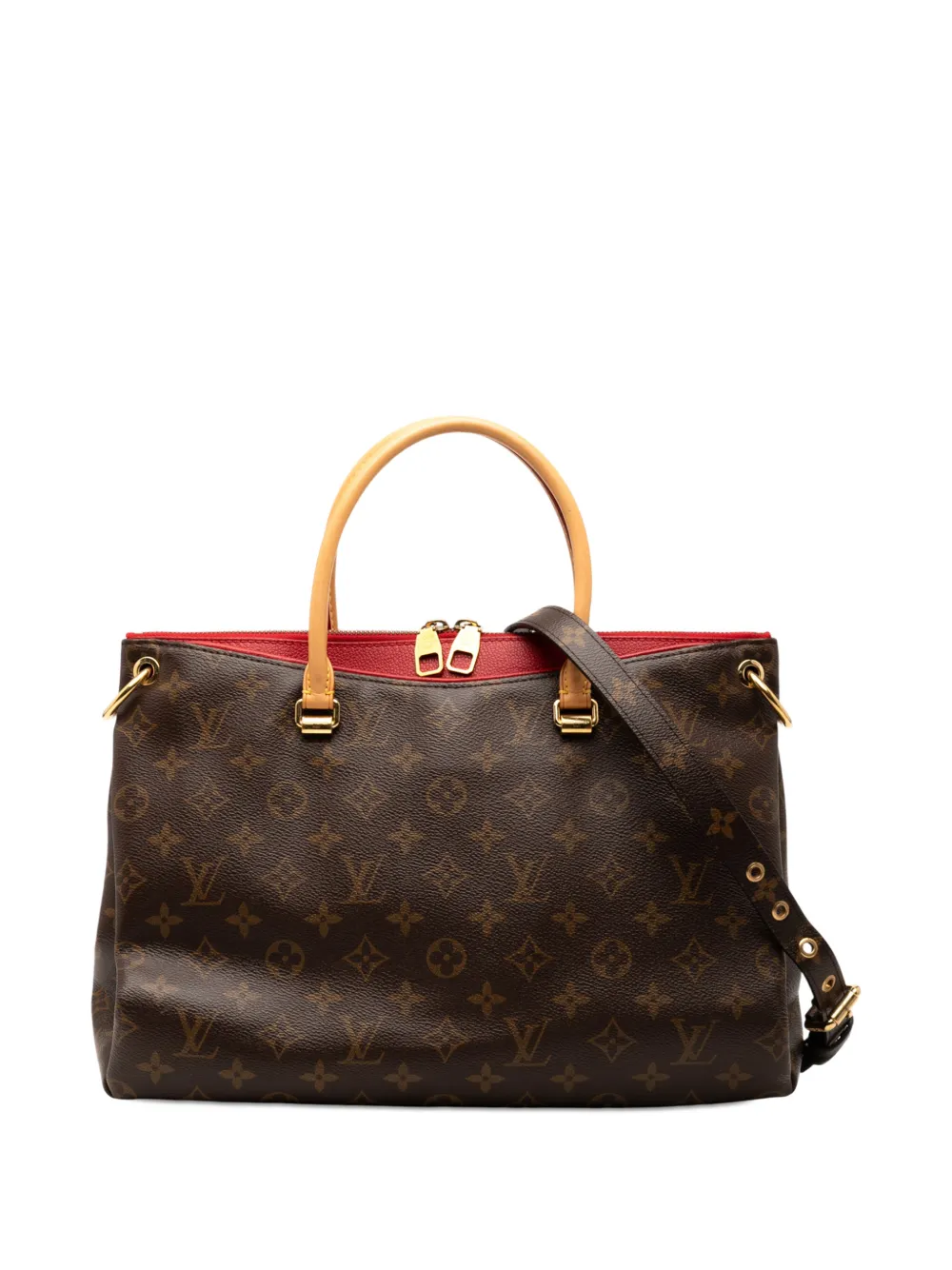 Louis Vuitton Pre-Owned 2015 Monogram Pallas MM satchel - Marrone