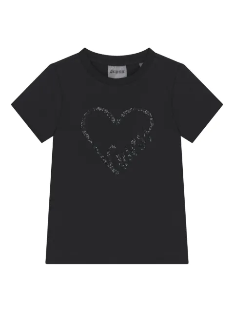 guess kids heart-logo T-shirt