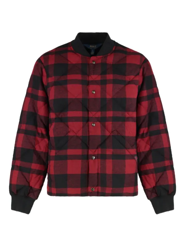 Polo Ralph Lauren Plaid Jacket in Red