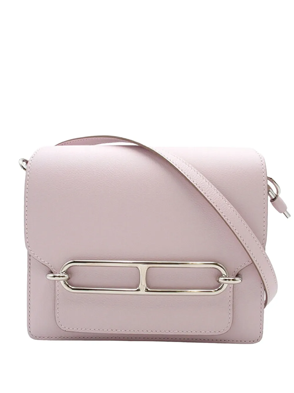 Hermès Pre-Owned 2022 Mini Evercolor Sac Roulis 18 crossbody bag - Rosa